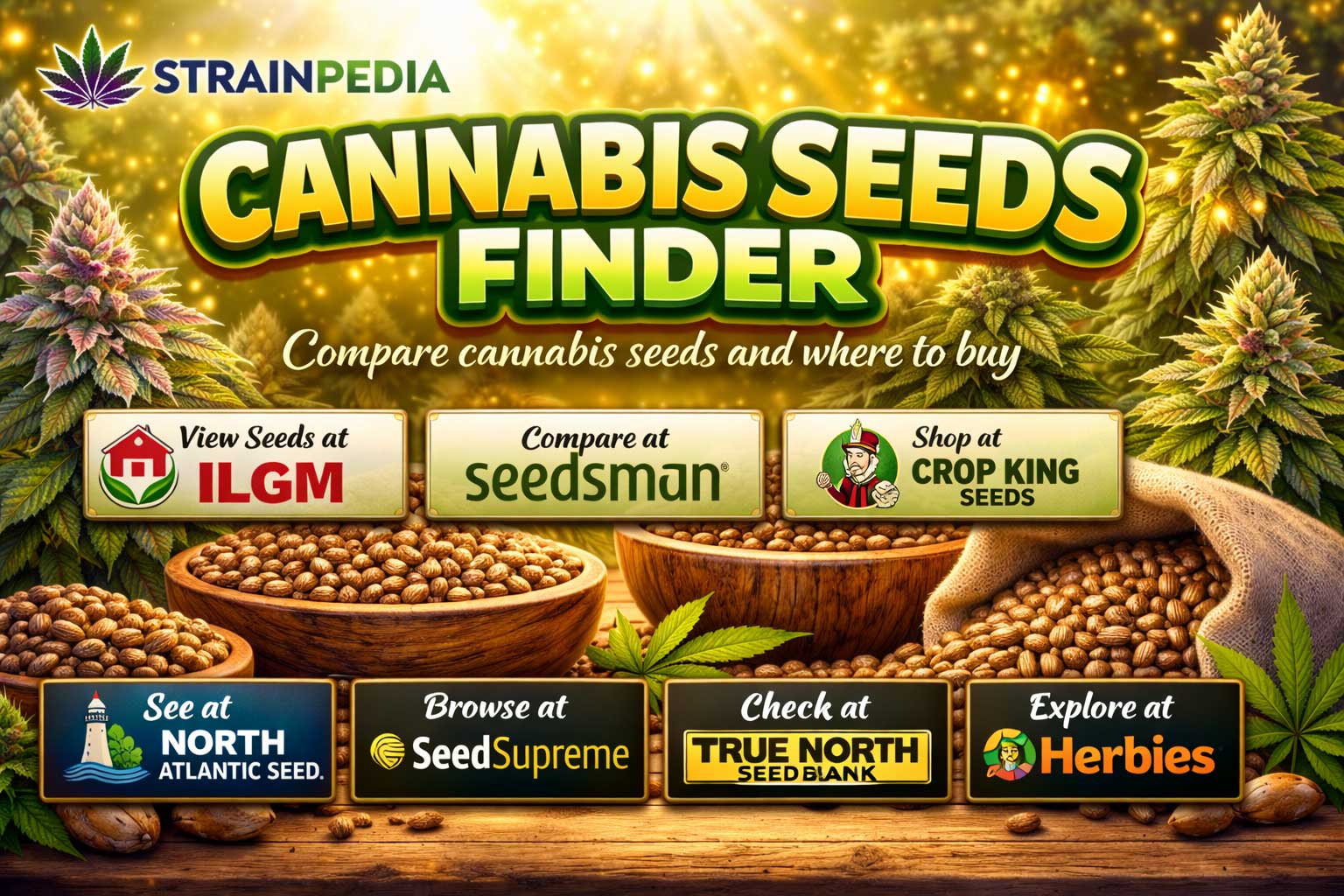 Cannabis Seeds Finder by Strainpedia