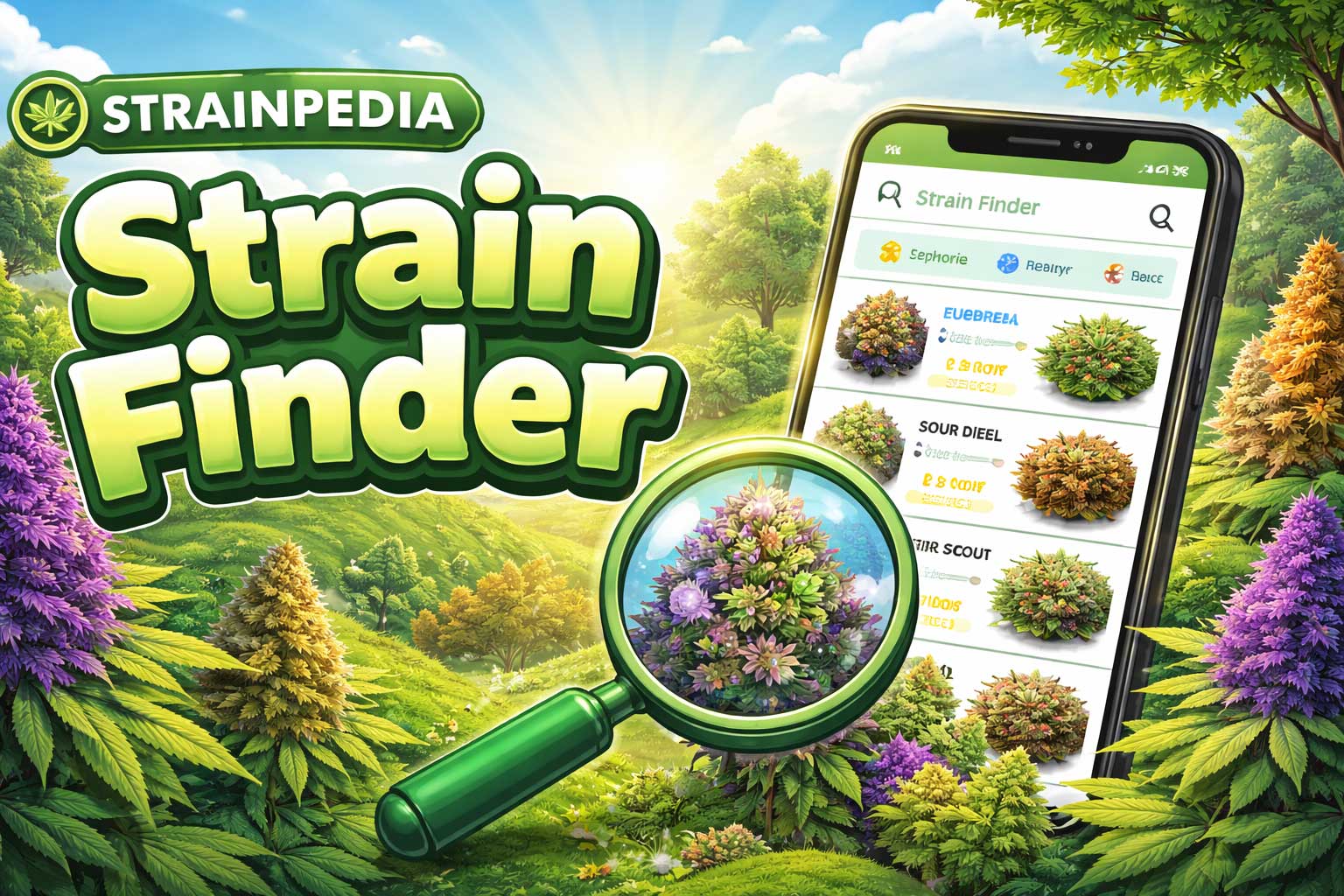 Strain Finder by Strainpedia