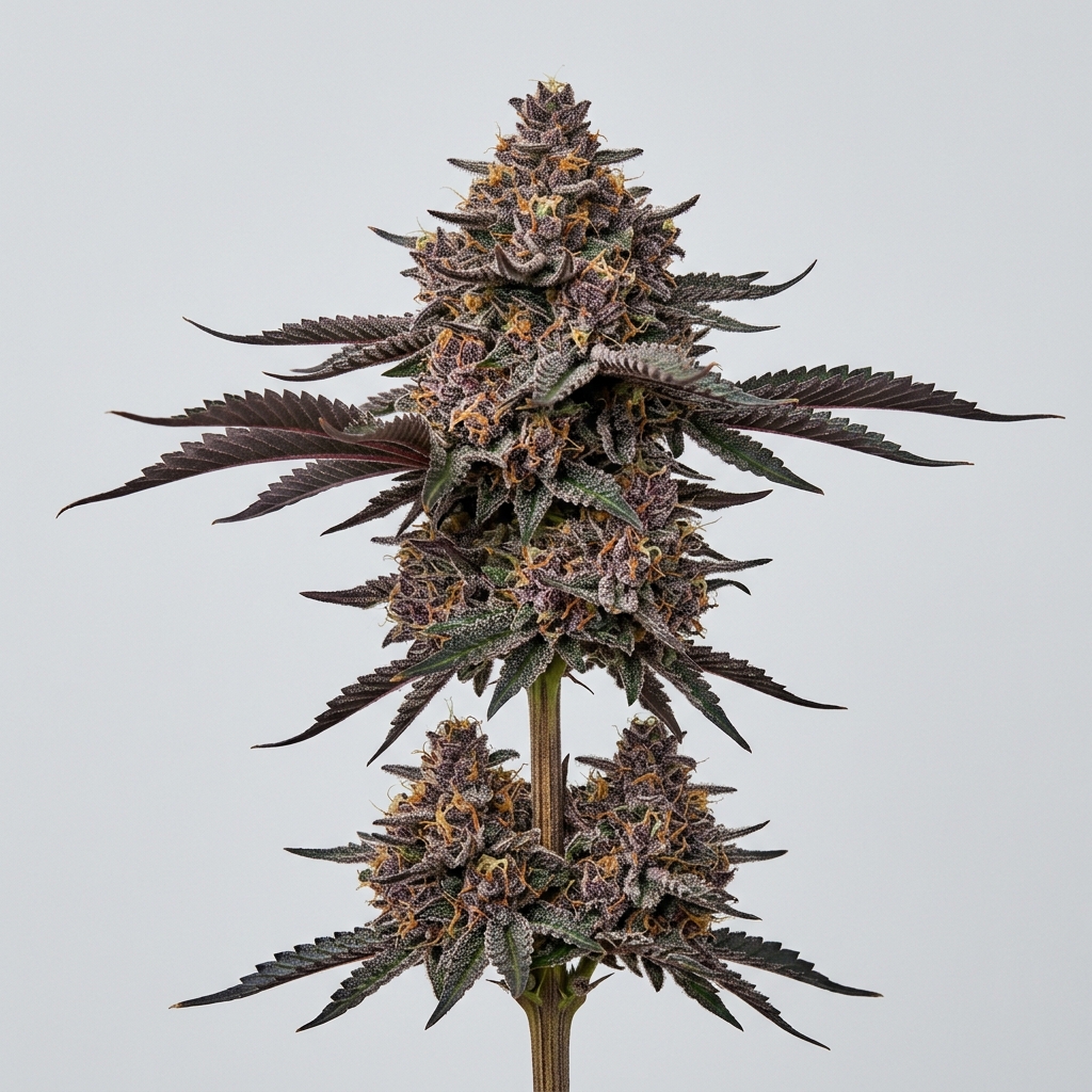 Purple Master Kush cannabis strain plant image
