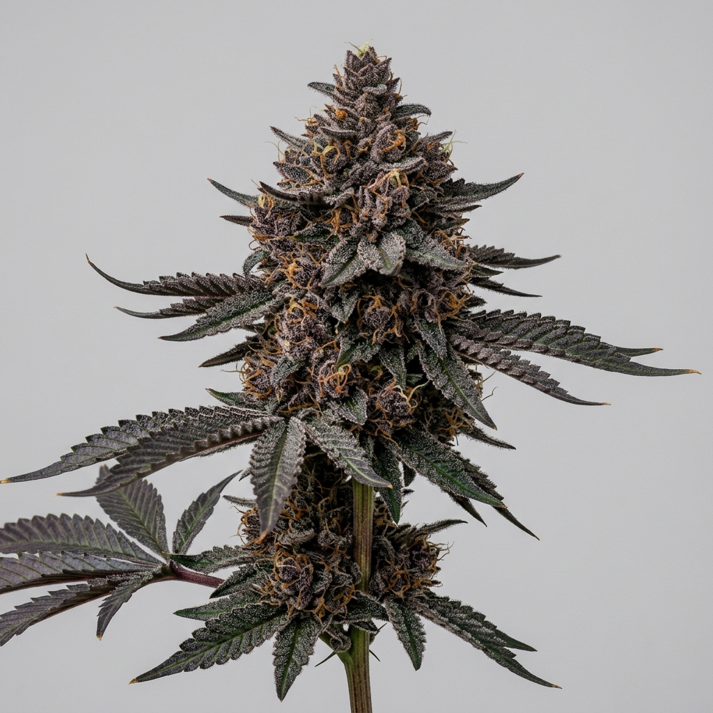 Black Alien Pie cannabis strain plant