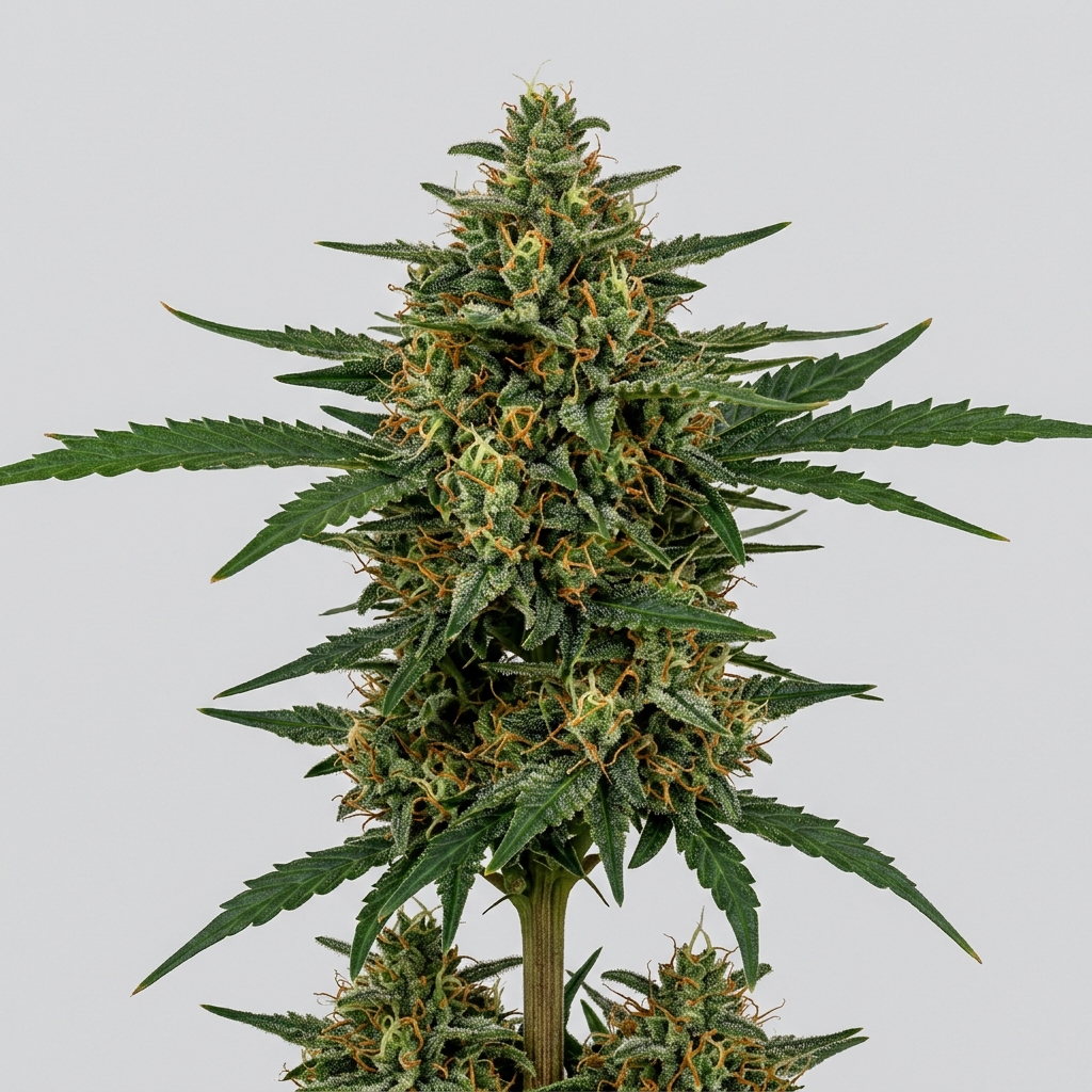 Ruderalis Indica cannabis strain plant